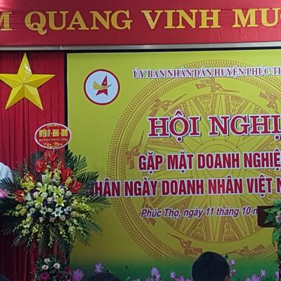 UBND H.Phúc Thọ tổ chức gặp mặt doanh nhân